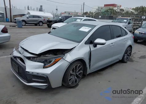 2020 Toyota Corolla Se from USA, damaged, VIN 5YFS4RCE3LP030497